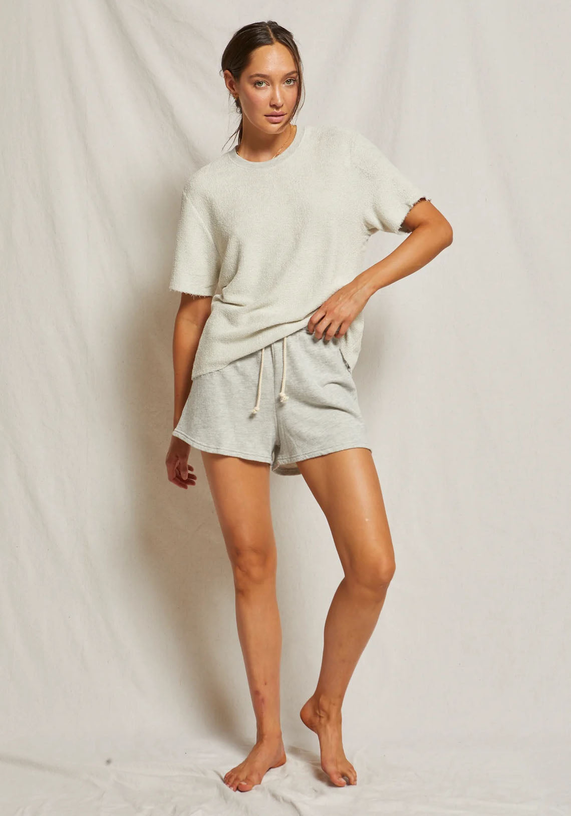 Layla Sweatshorts Heather Grey