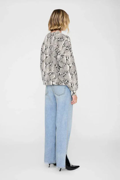Miles Sweatshirt Washed Python