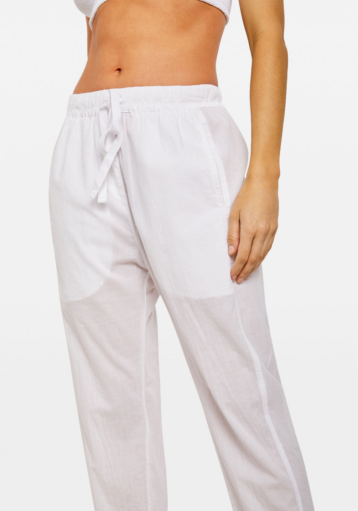 Draper Pants White