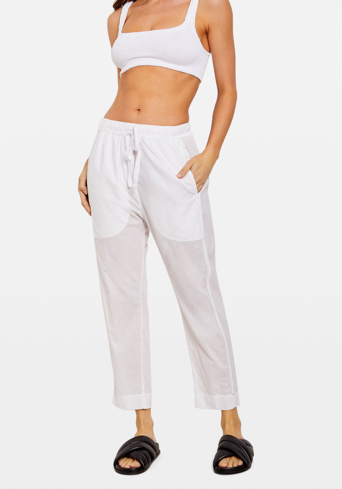 Draper Pants White