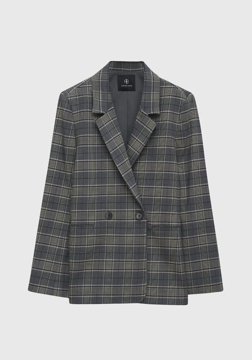 Anine bing madeleine blazer grey shop